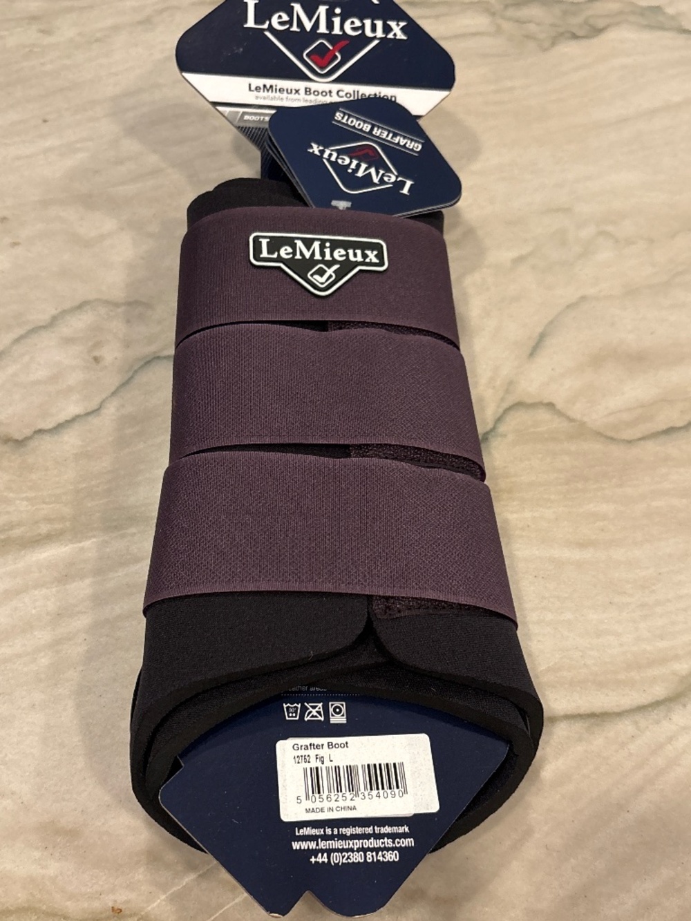 LeMieux Grafter Boots - Large Horse Size - Fig